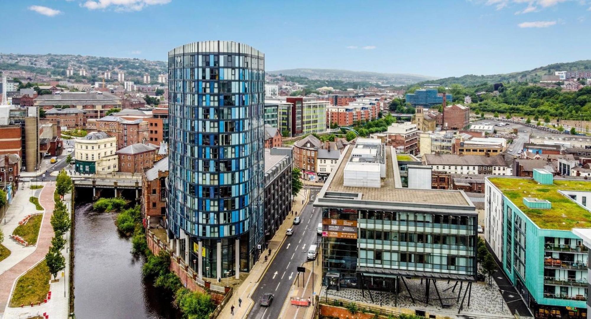 Penthouse Gem, Central, Scenic Views, Stylish, Modern, City Centre 2Br Sheffield Exterior photo